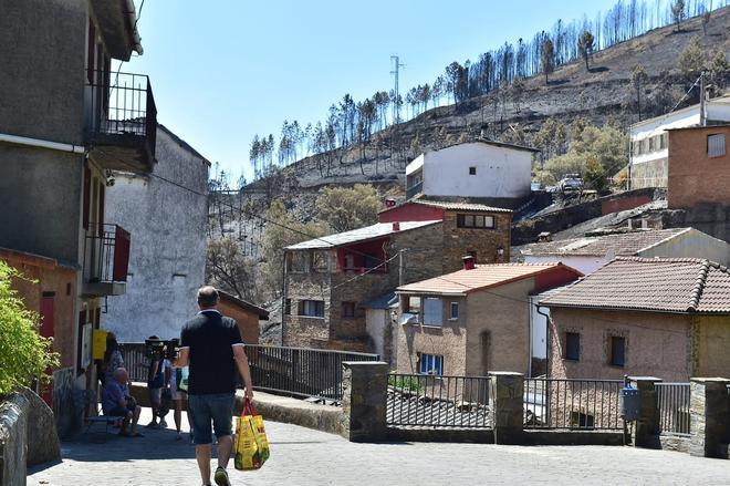 Fotogalería | Las consecuencias de cuatro días de incendio en Las Hurdes