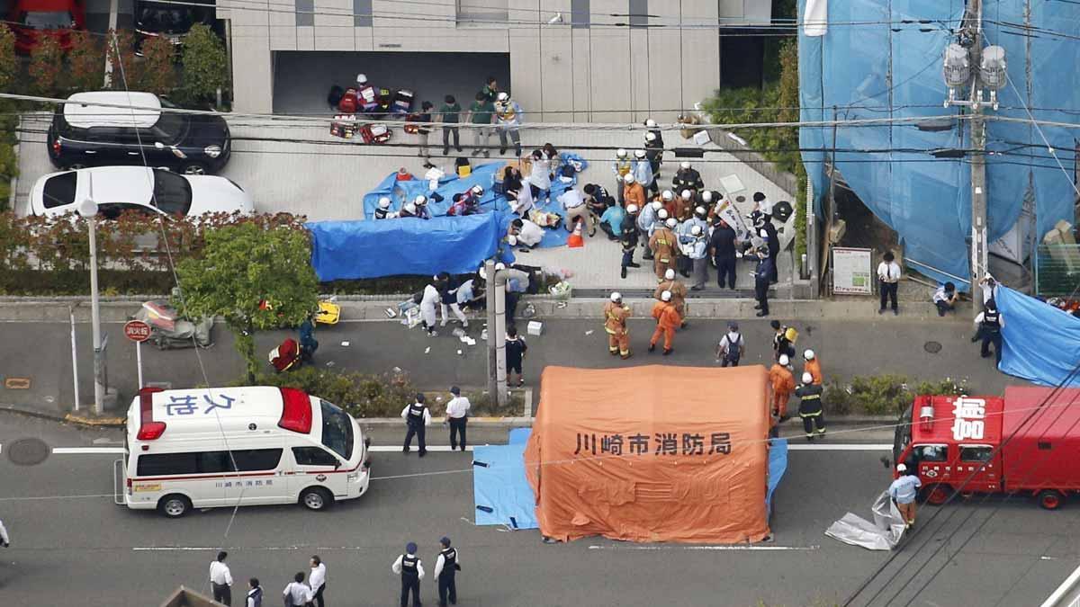 Al menos tres muertos y 15 heridos en un ataque en un parque de Japón