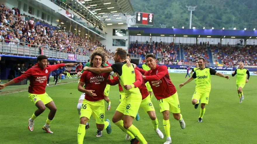 El Girona guanya a Eibar i arriba amb èpica a la final (0-2)