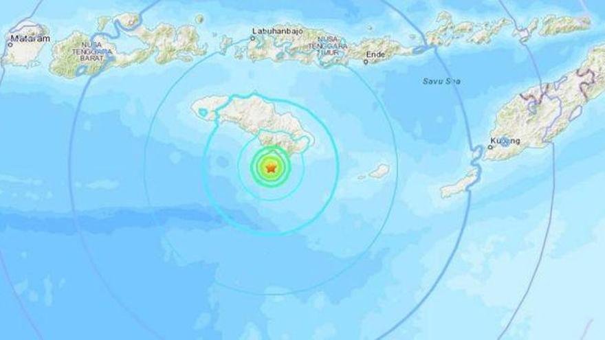 Un sismo de magnitud 6 golpea la región de Sumba en Indonesia