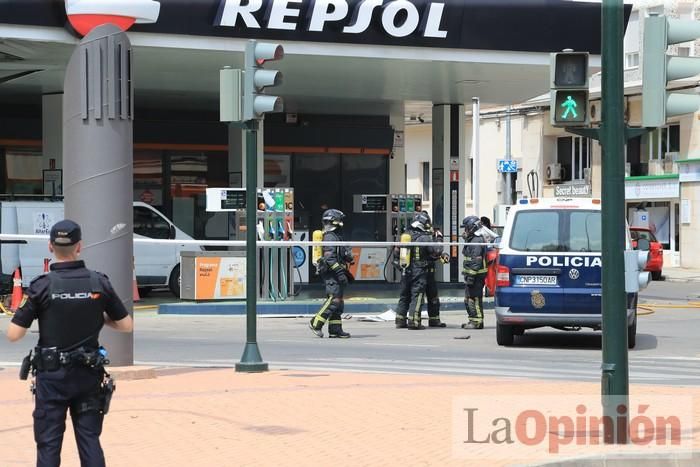 Explosión en una gasolinera de Cartagena