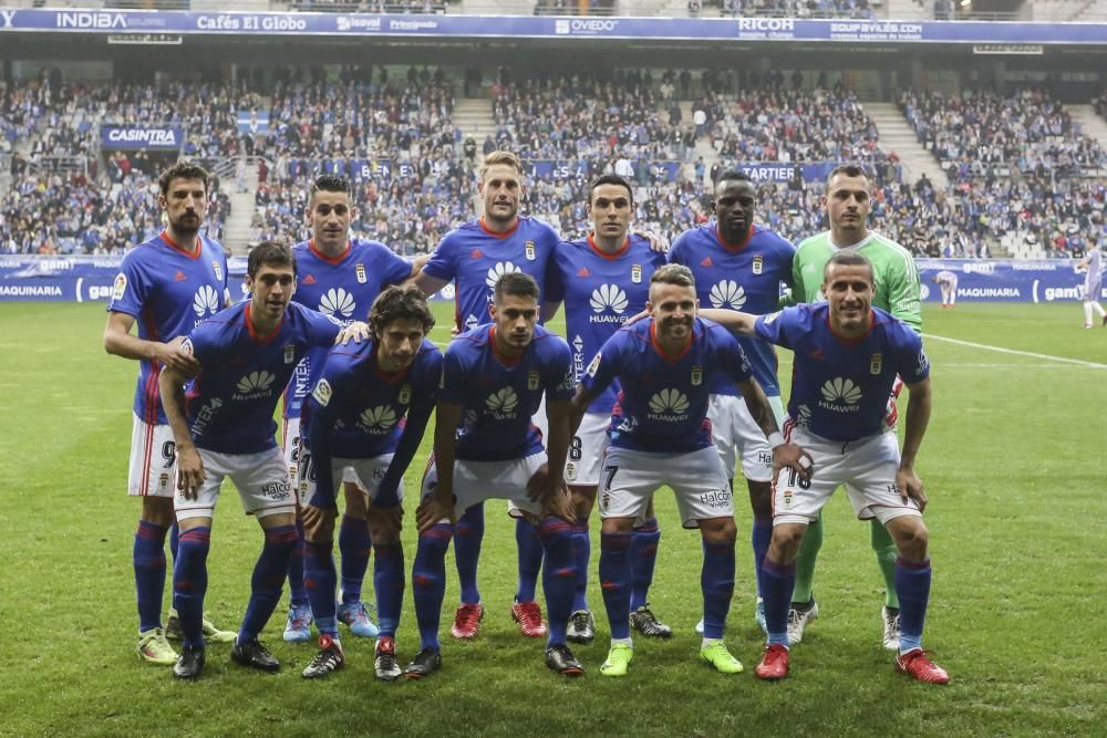 El partido entre el Real Oviedo y el Real Valladolid, en imágenes