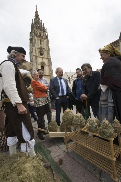 Feria de La Ascensión en la plaza de la Catedral de Oviedo