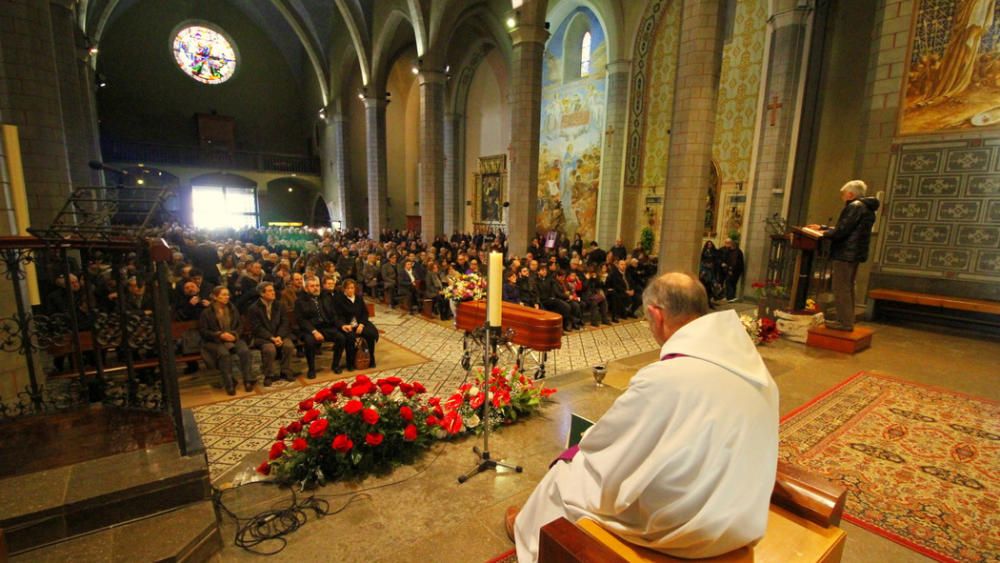 Funeral de l'exalcalde de Blanes, Josep Marigó