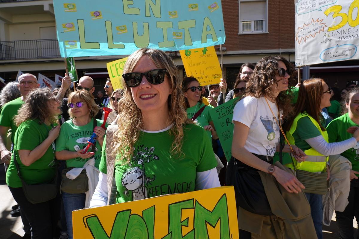 Galería: Las mejores imágenes de la protesta educativa en Castelló - El ...