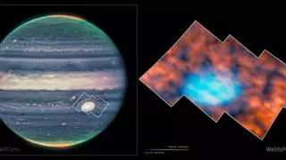 El Telescopio Web detecta formas sobre Júpiter