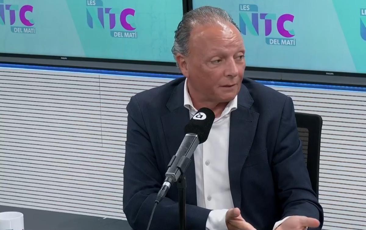 Salvador Navarro, entrevistado este lunes en À Punt