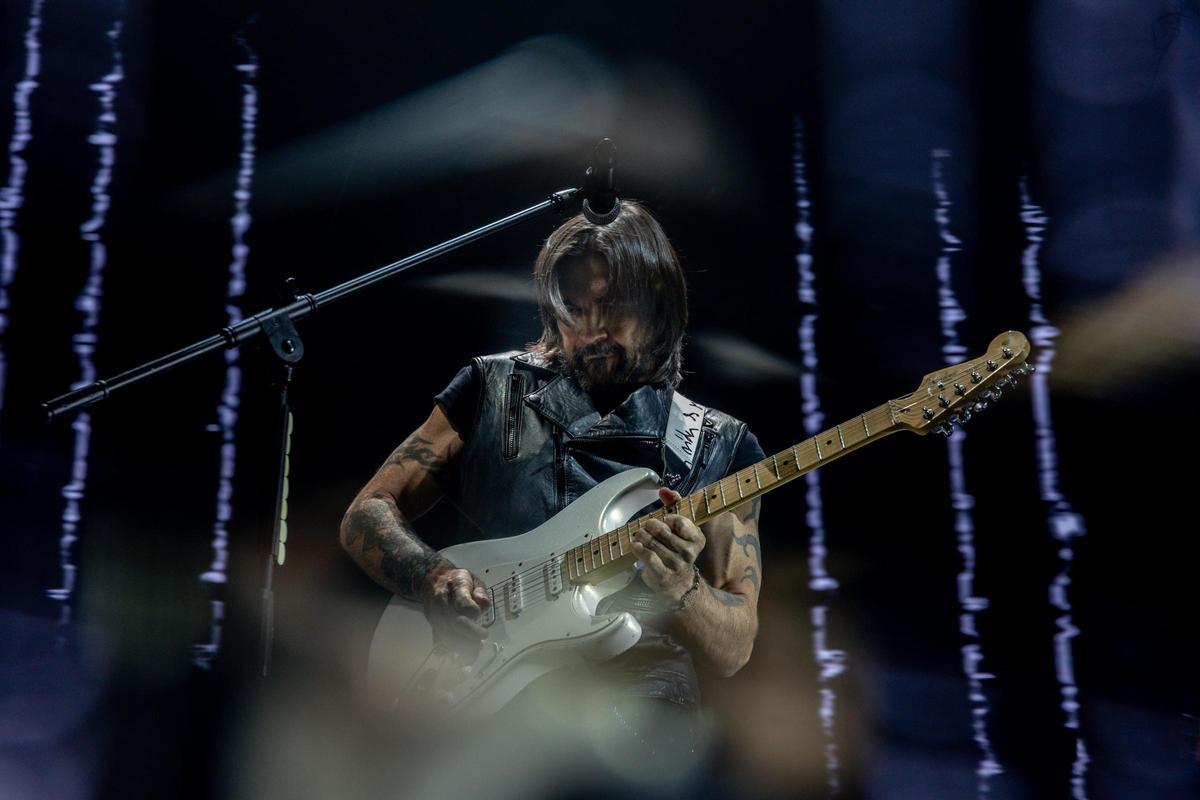 Juanes, en el Movistar Arena de Madrid.