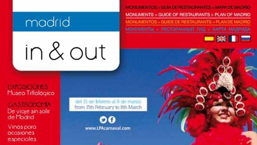 Portada de la revista &#039;Madrid In&amp;Out&#039;.