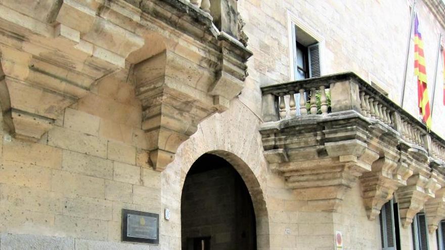 Exterior de la Audiencia Provincial de Palma.