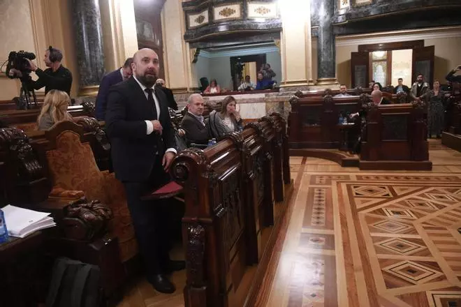 Pleno en el Ayuntamiento de A Coruña