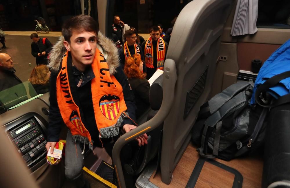 La afición, de camino a Italia para ver al VCF