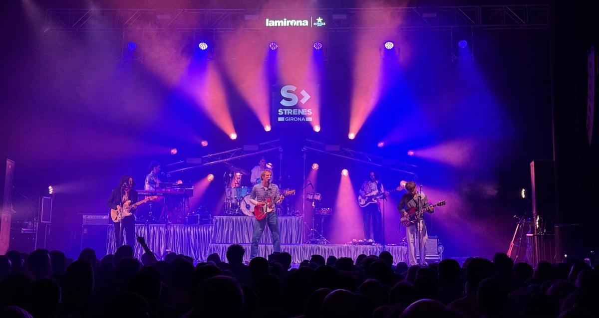 Un moment de l'actuació de la Ludwig Band