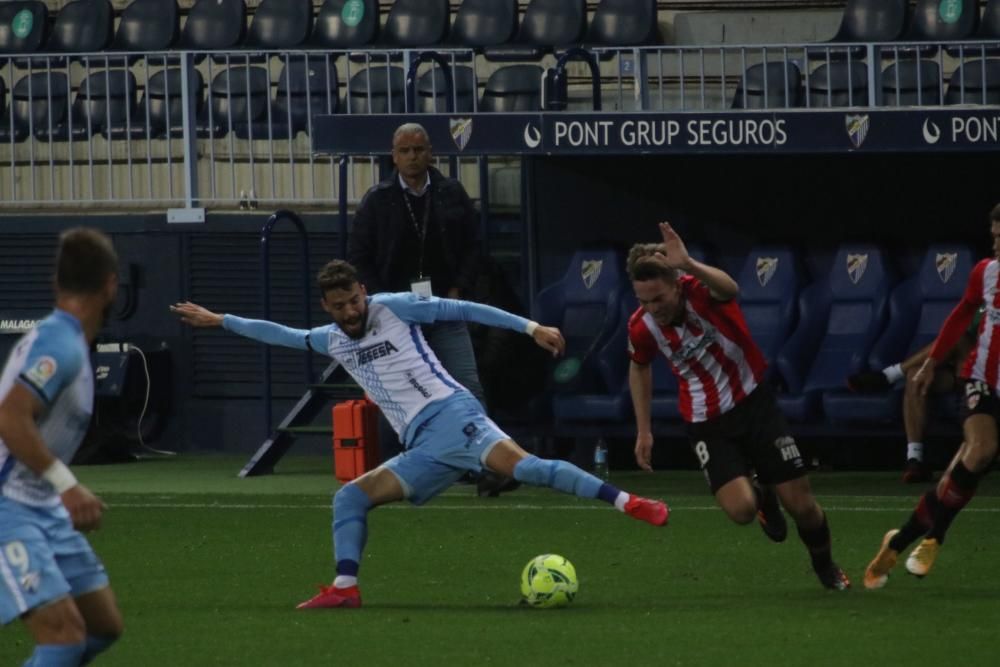 Partido de la Liga SmartBank: Málaga CF - Logroñés.