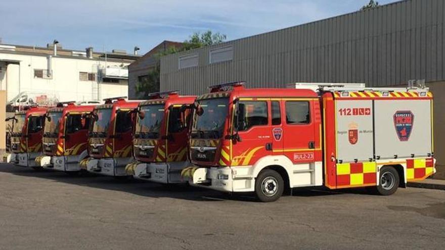 Extinguido un incendio en el quinto piso de un edificio de Águilas