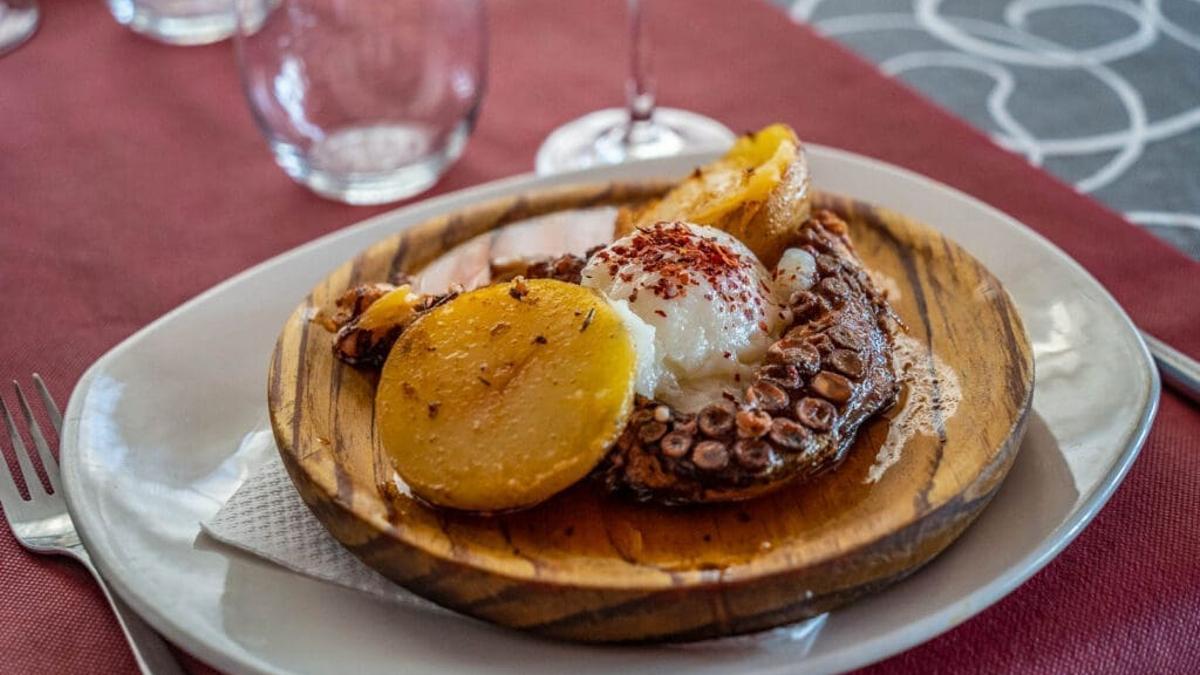 Un plat de la ruta Tardor Gastronòmic del restaurant Casa Juanito del Grau.