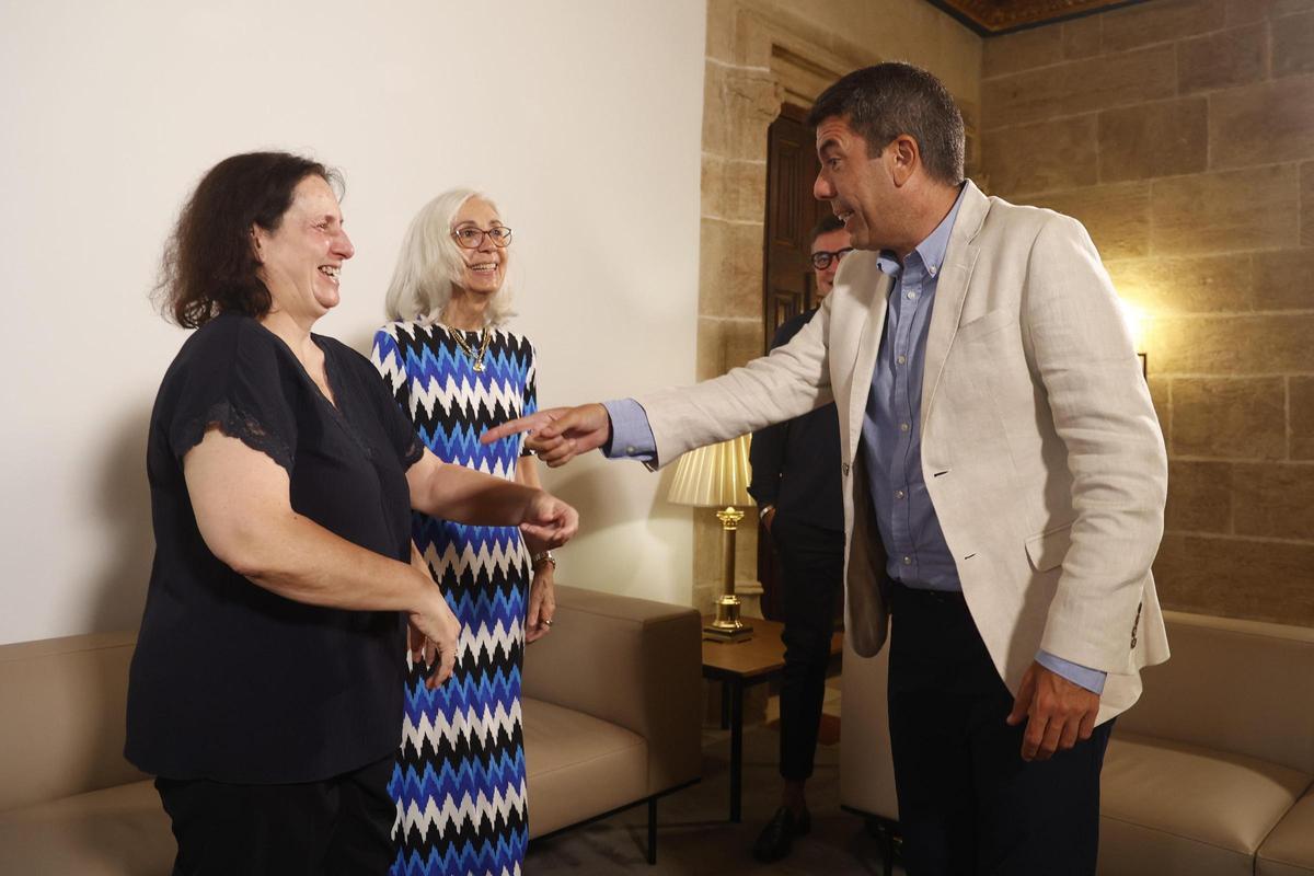 Pilar Tébar, Blanca Pons-Sorolla y Carlos Mazón.