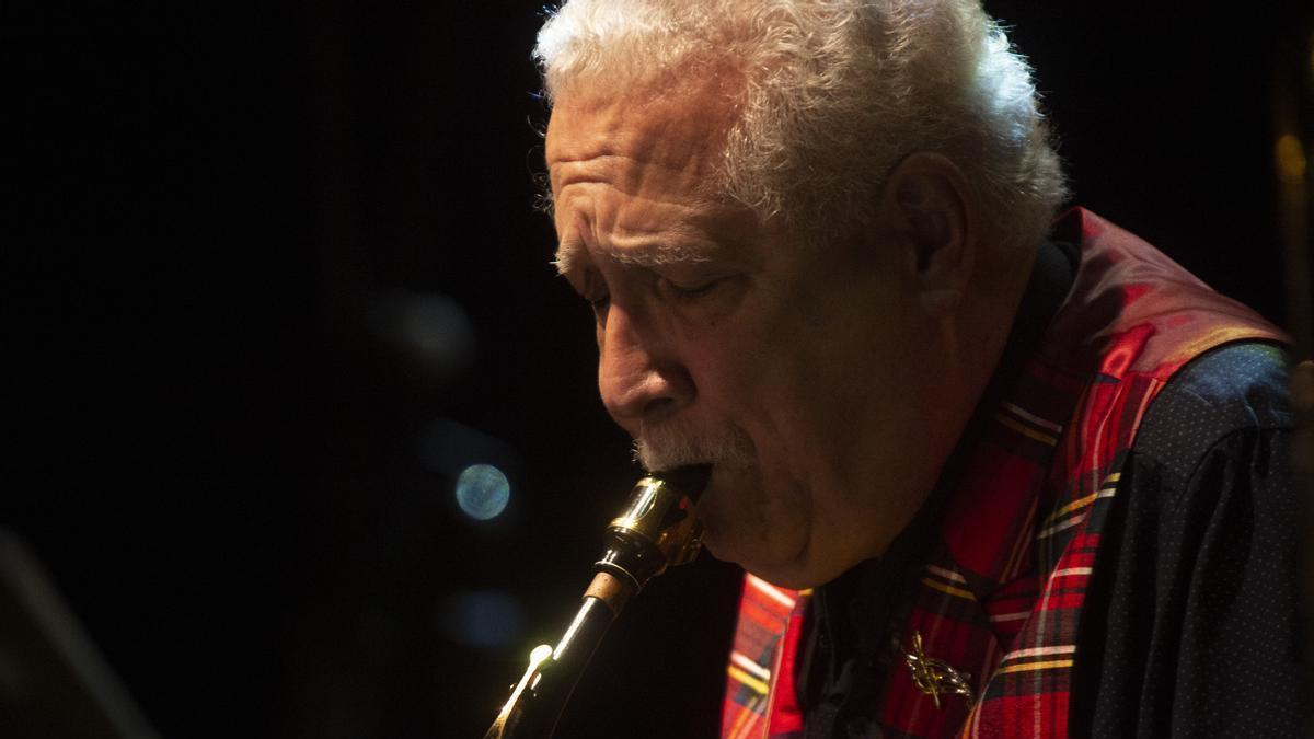 Paquito D&#039;Rivera, durante el concierto de anoche.