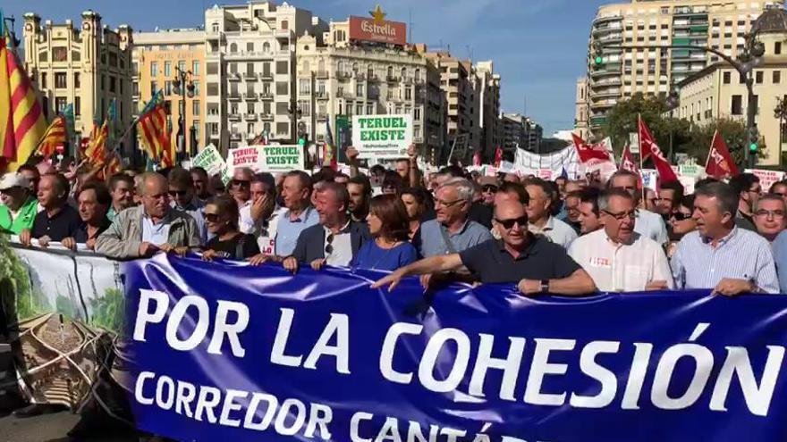 Valencianos y aragoneses piden "no perder el tren" del corredor cantábrico-mediterráneo