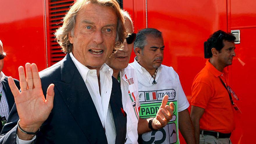 El presidente de la escudería Ferrari, el italiano Luca Montezemolo.