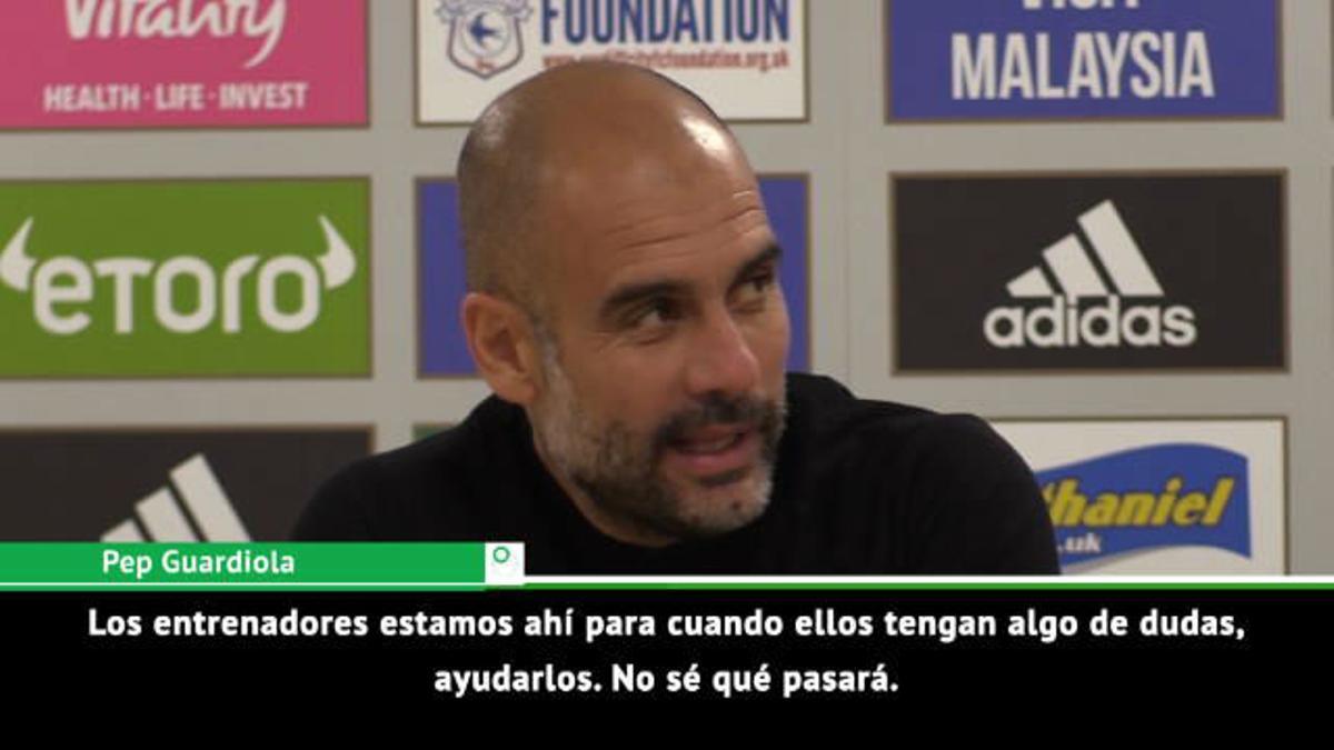 Guardiola da la cara por su plantilla