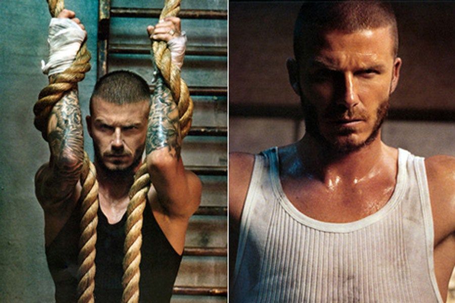 David Beckham, chico de calendario
