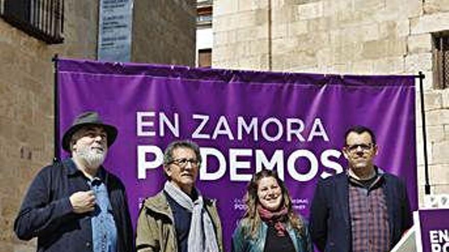 Los candidatos de Podemos a las diferentes cámaras.