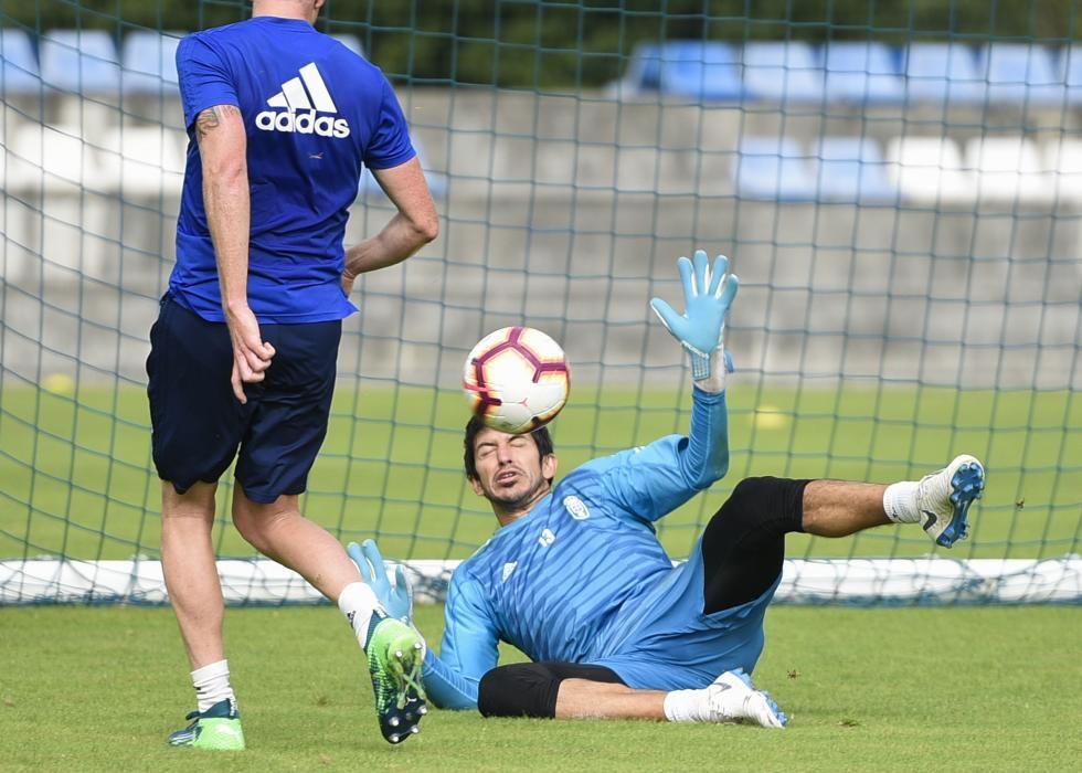 Entrenamiento del Oviedo