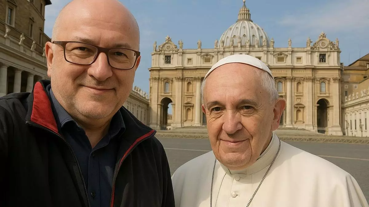 Un selfi con el Papa