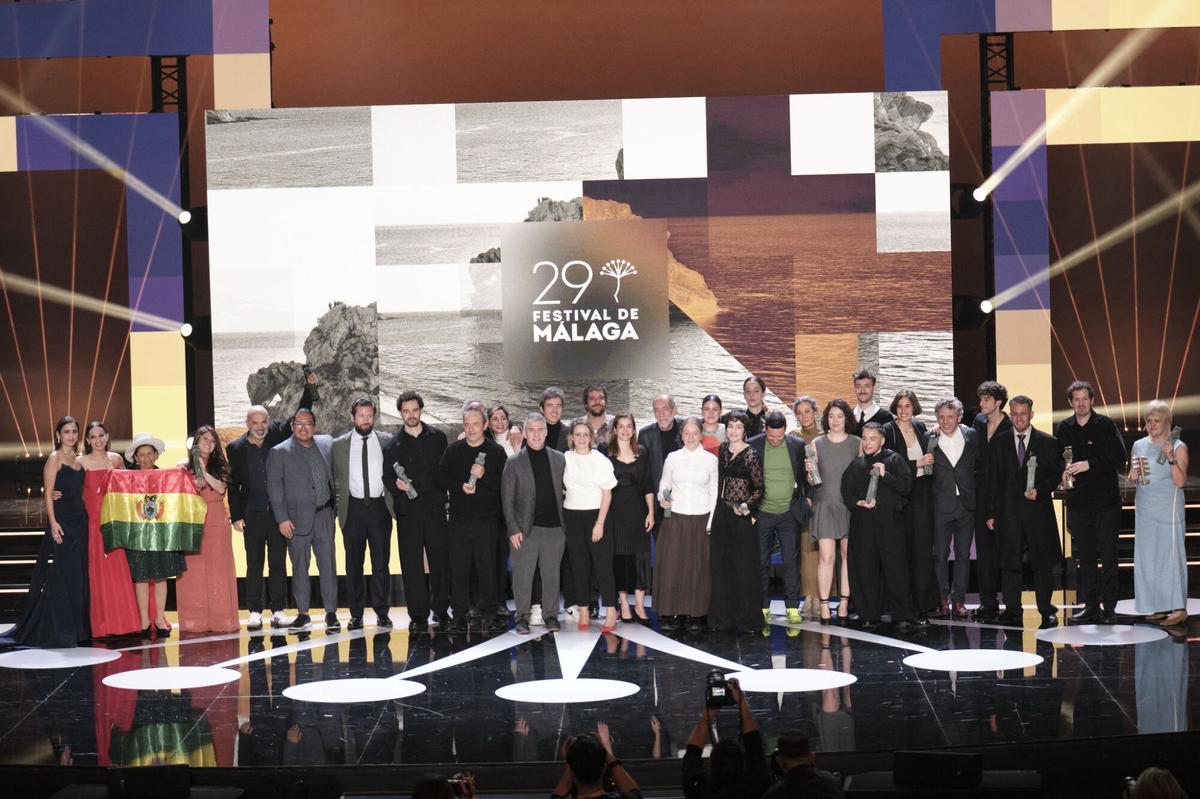 Gala de clausura del 29 Festival de Cine de Málaga en el Teatro Cervantes
