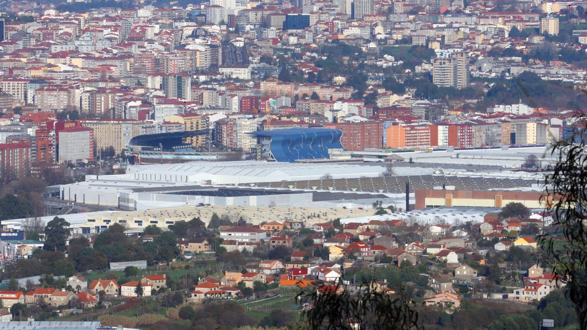 Vista de la factoría de Stellantis en Balaídos.