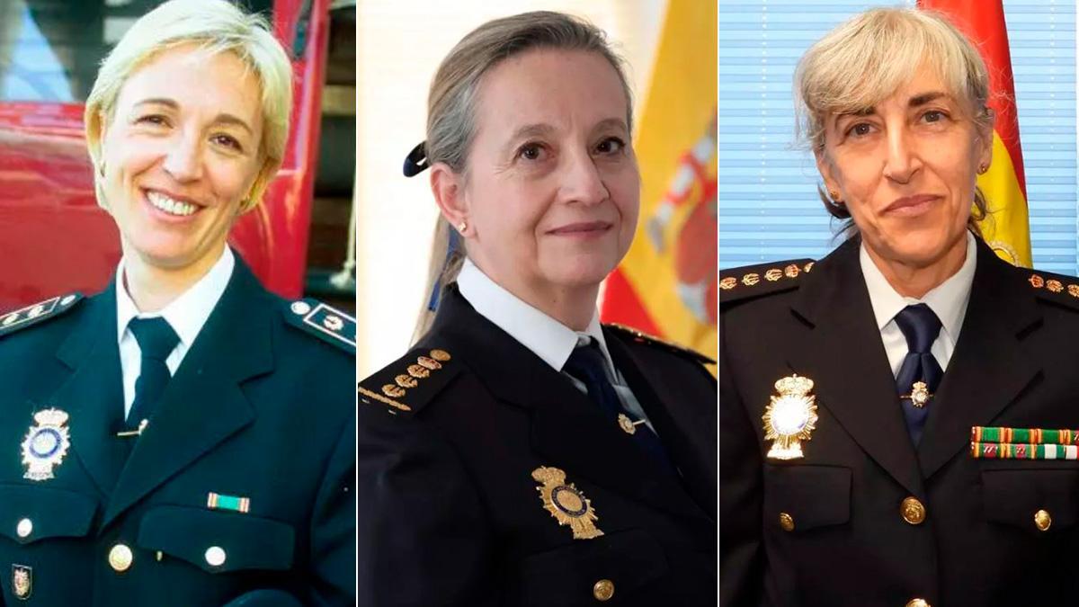 María Marcos, Almudena Tudanca y Gemma Barroso