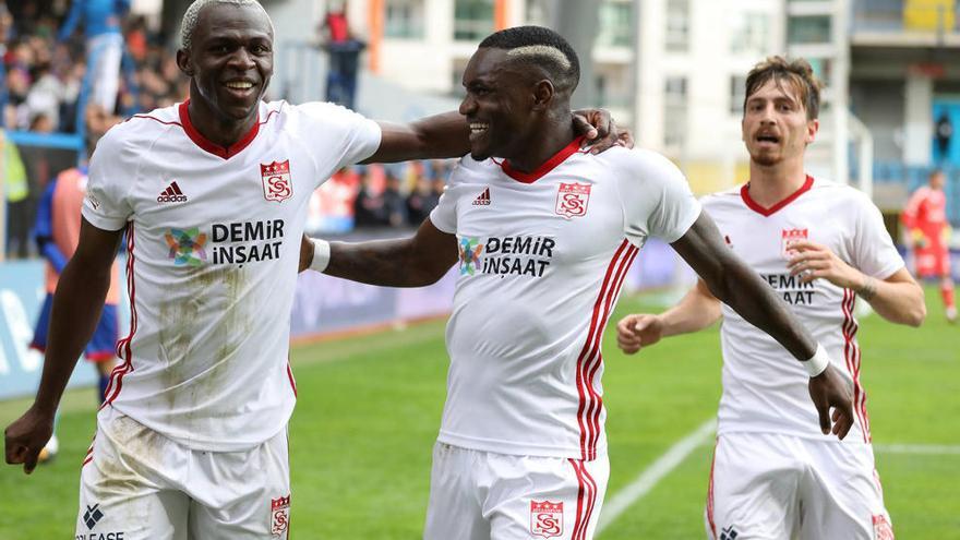 Arouna Koné celebra un gol con el Sivasspor turco, club en el que recaló el pasado verano.