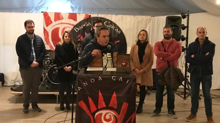 Las bandas de gaitas de Tapia y Coaña reivindican más apoyo institucional a la cultura en la entrega del premio &quot;Trasno&quot;