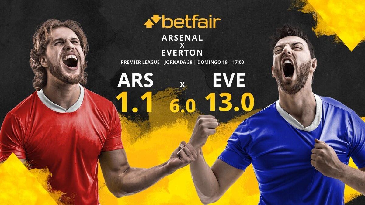 Arsenal vs. Everton: horario, TV, estadísticas, clasificación y pronósticos