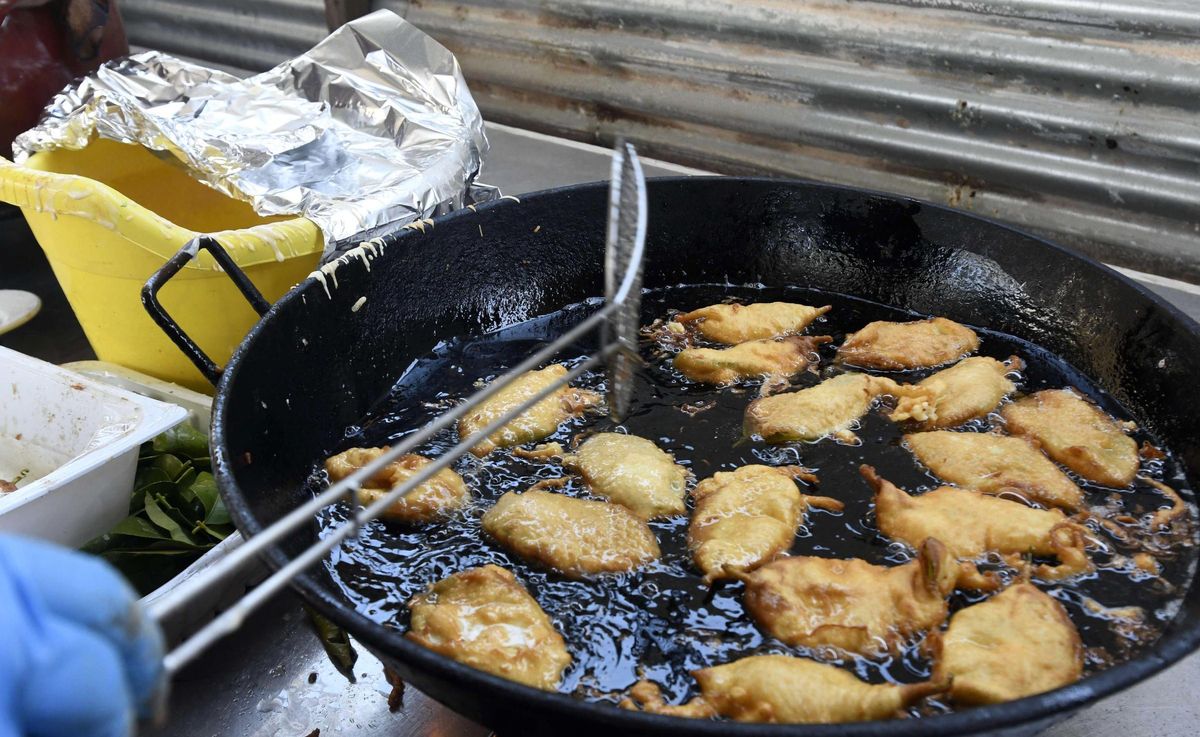 Preparación de paparajotes.