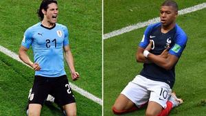 Cavani y Mbappé, dos protagonistas claros de este Mundial.