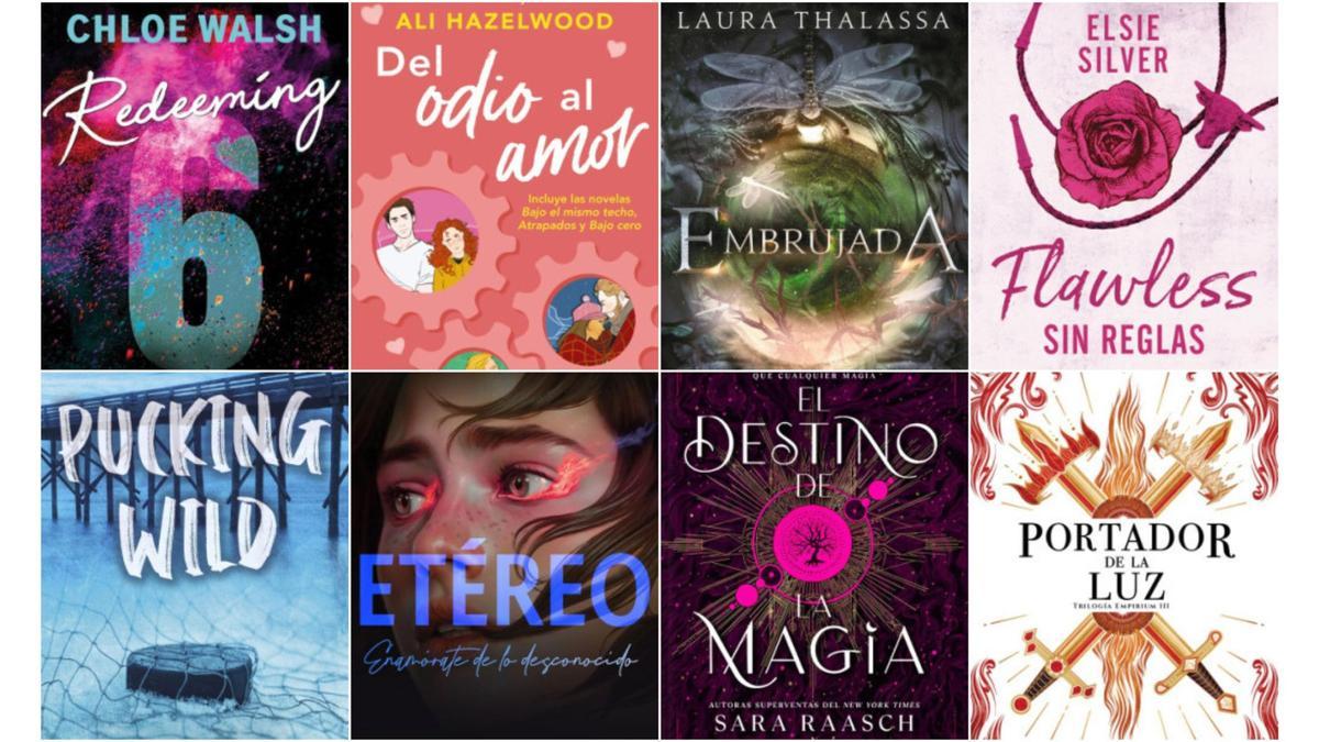 Portadas de las novedades 'young adult' de octubre de 2024