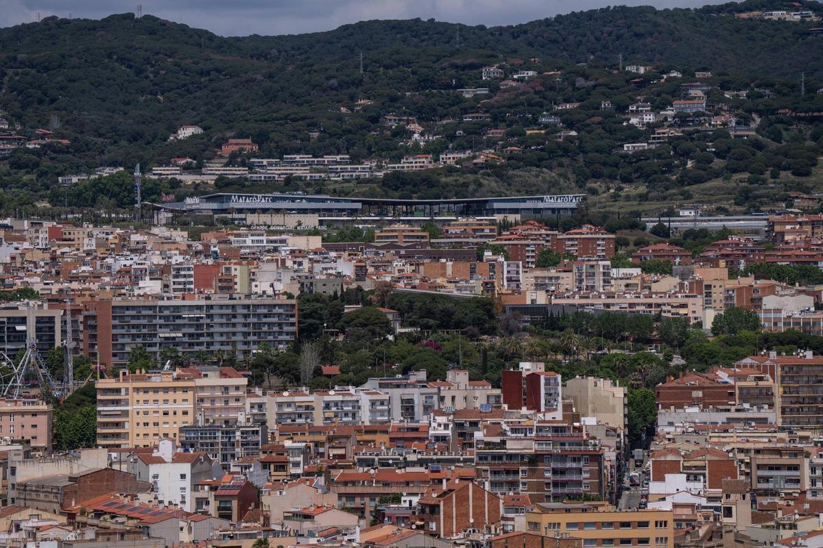 Vista aérea de la ciudad de Mataró