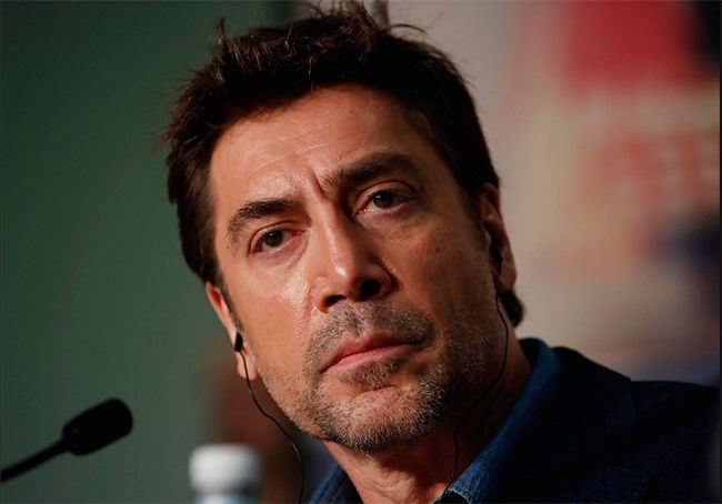 Javier Bardem, contrariado, en el Festival de Cannes