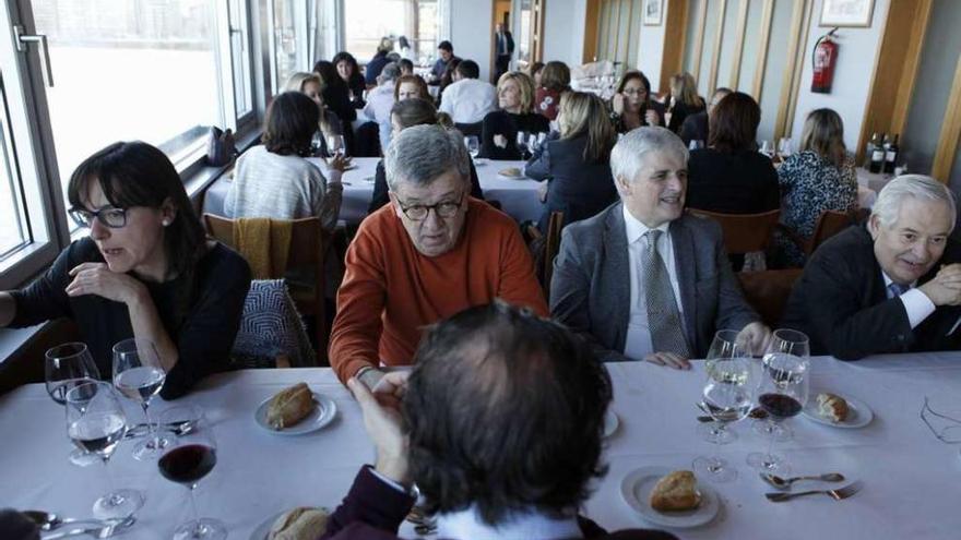 Comida de homenaje al juez de familia Ángel Campo ante su traslado a Oviedo