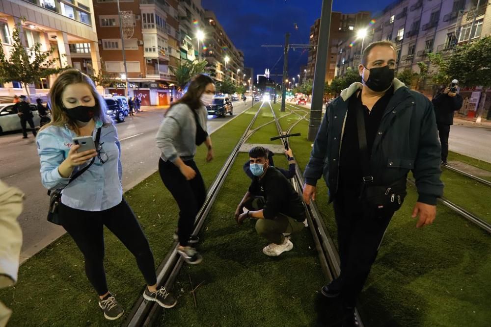 Hosteleros protestan en Murcia