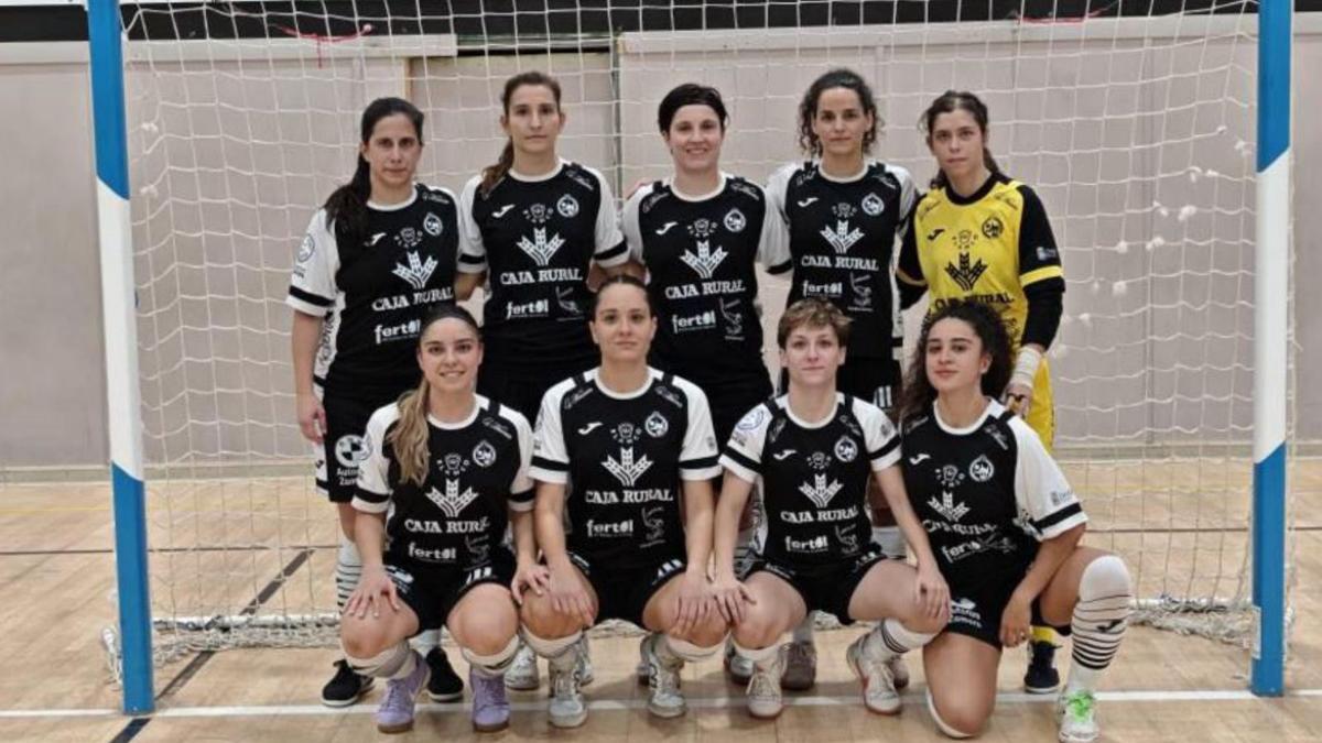 Equipo del Caja Rural River Zamora de Segunda División Femenina. | RIVER ZAMORA
