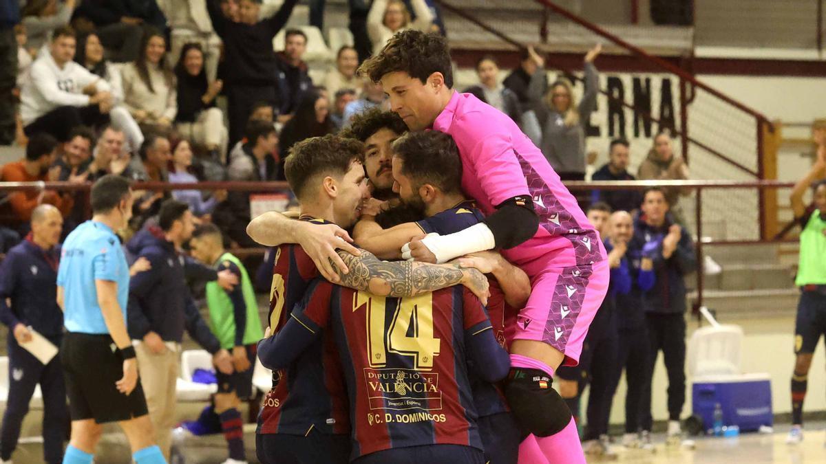 El Levante UD FS celebró una nueva victoria en Copa del Rey