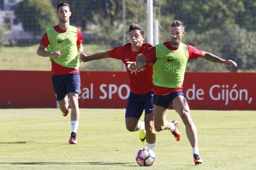 Entrenamiento del Sporting