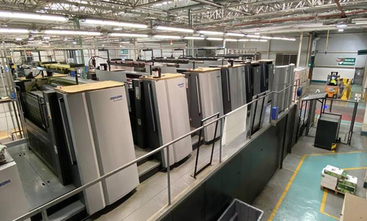 Interior de la empresa Graphic Packaging International, en Òdena