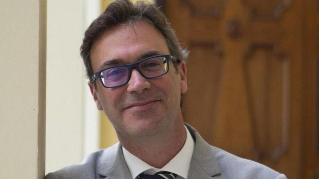 El vicepresidente del Govern, Toni Costa, en la conselleria de Hacienda.