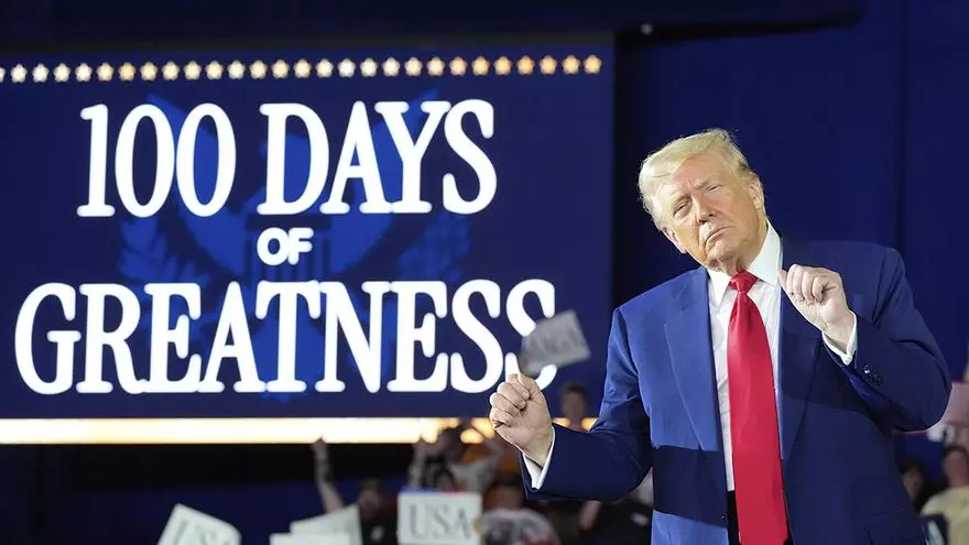 Trump, tras sus primeros 100 días: "Solo acabamos de empezar. Aún no han visto nada"