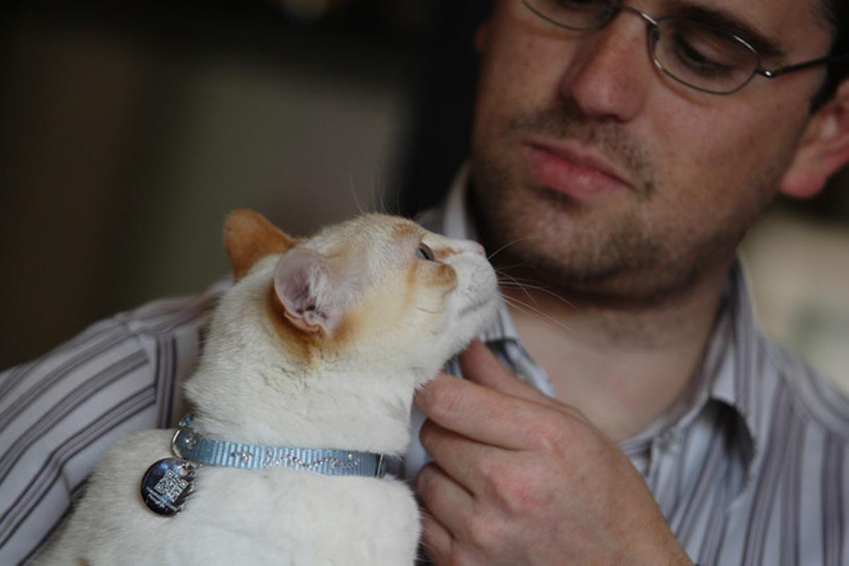 Jordi Cor és l’inventor del negoci de xips per localitzar mascotes i avis.
