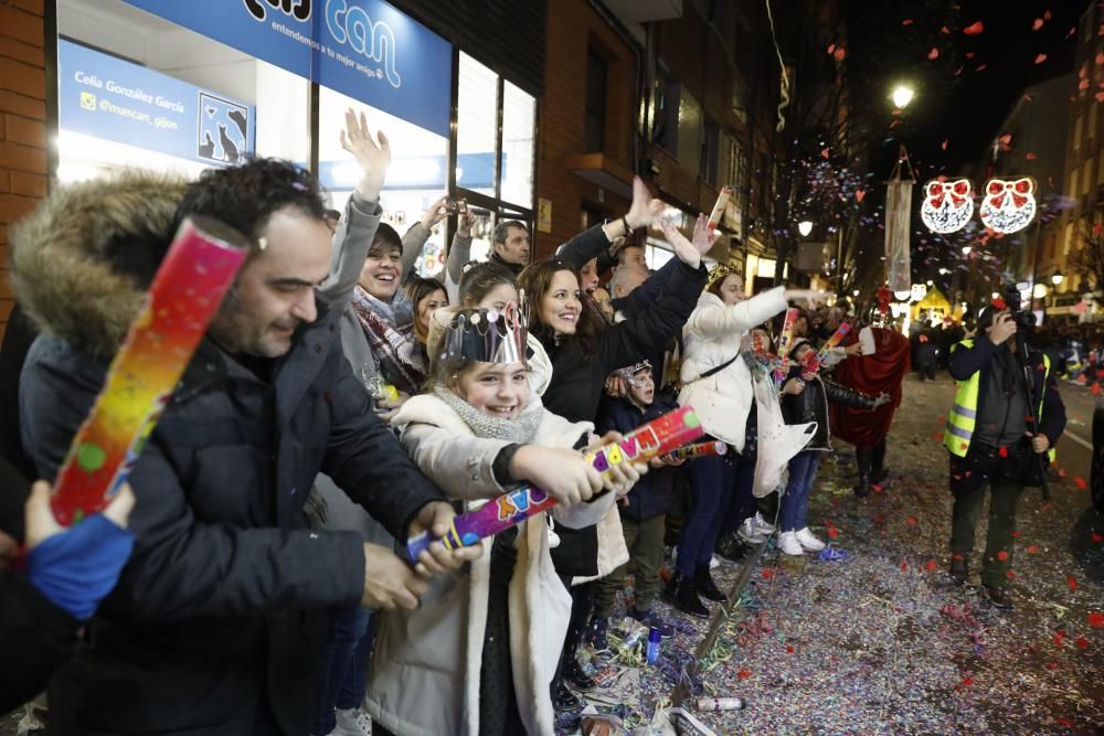 Cabalgata de Reyes 2020 en Gijón